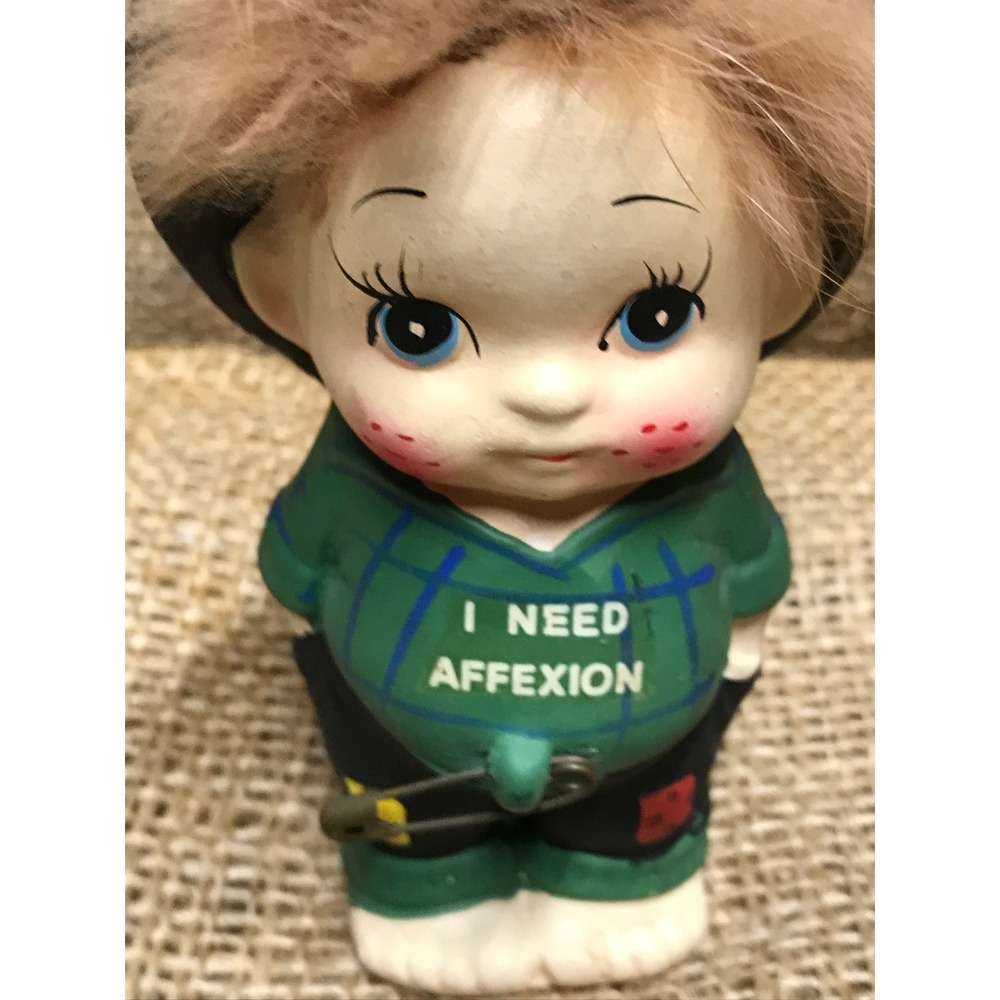 I Need‎ Affexion,  Enesco Little Boy Figurine, Vintage Enesco, Valentine Gift